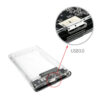 Case para HD Externo 2.5" Usb 3.0 Transparente - Image 5